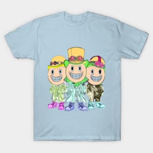 Three Smiling Friends T-Shirt